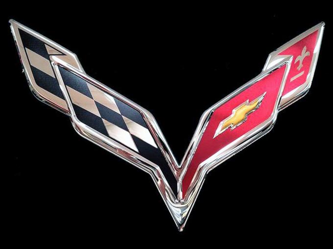 C7 Emblem Chrome Domz Sign | Motor City Vettes