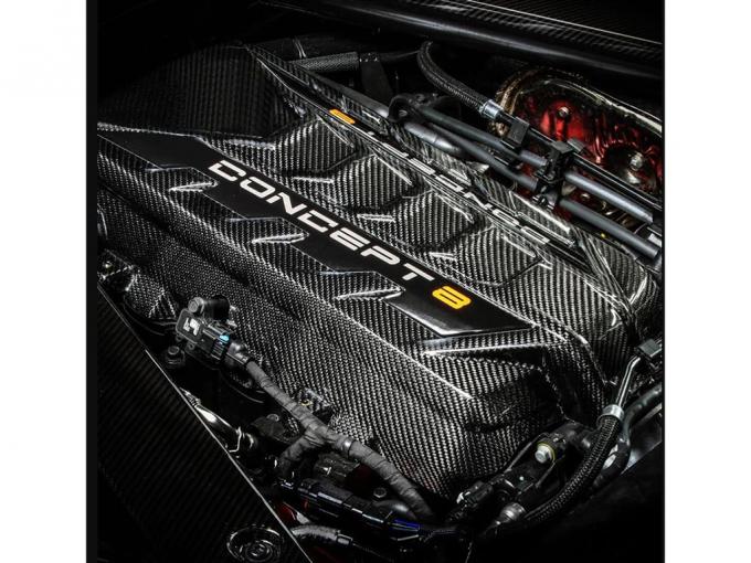 2020-2023 Concept8 Carbon Fiber Engine Cover