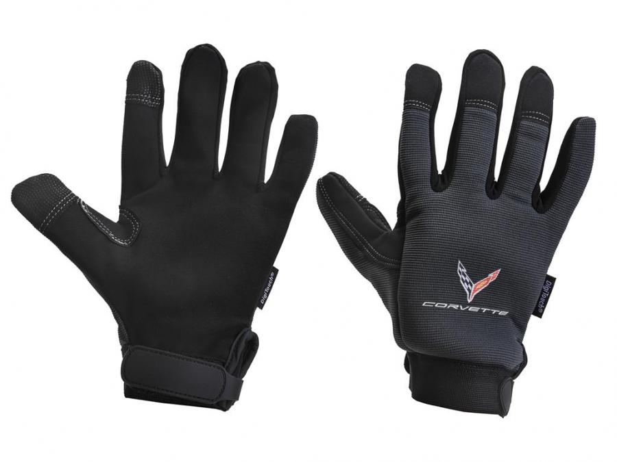 Custom Black Spandex Mechanics Gloves from