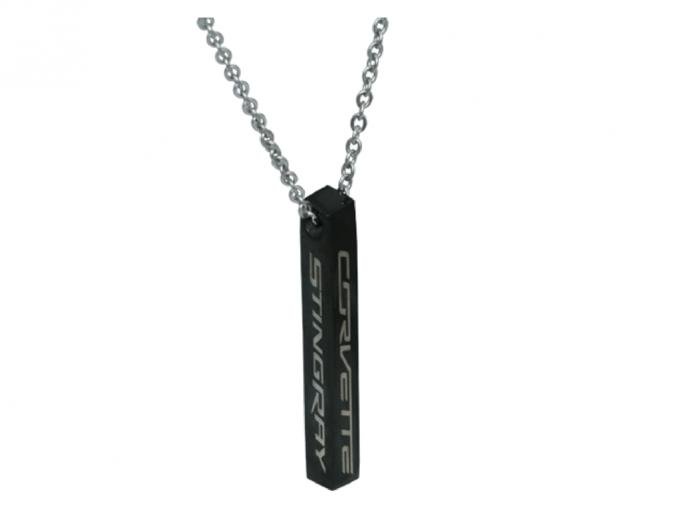 C7 Corvette Stingray Bar Necklace - Black