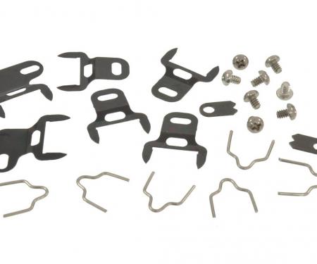 59-60 Door Post Weatherstrip Clip Set - 22 Pieces