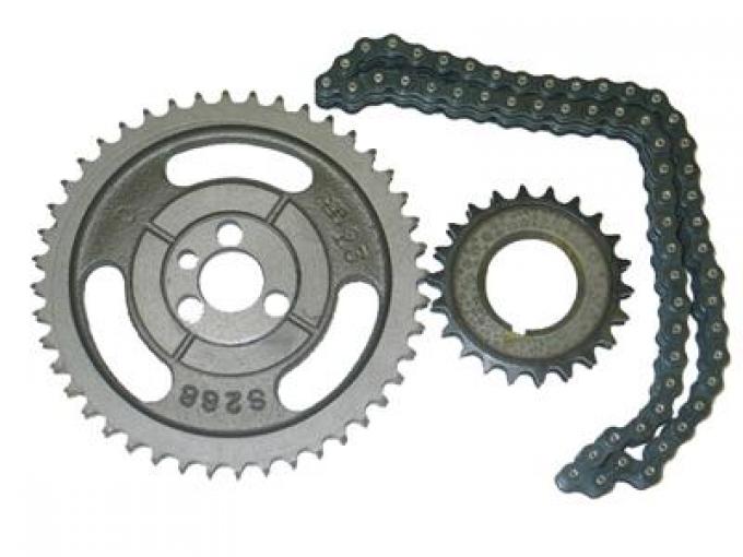 1957-1986 Timing Chain Set - 383/327/350 With Gears - Double Roller