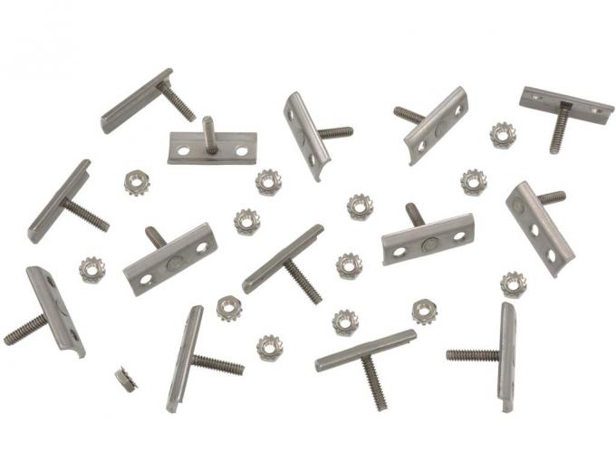 75-79 Bumper Retainer - Front - 14 Pieces