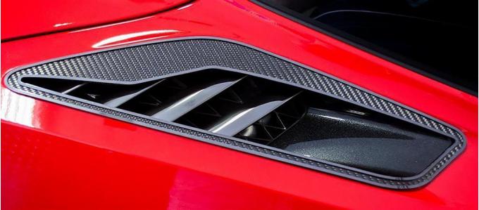 2014-2019 Rear Quarter Panel Vent Covers - Carbon Fiber