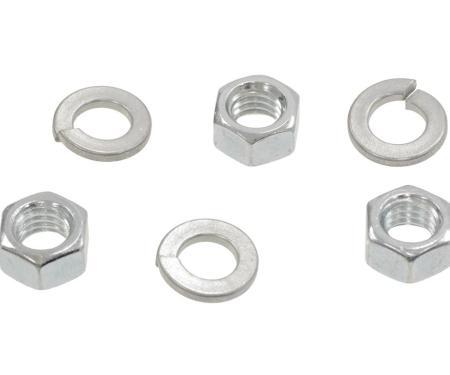 Redline Restomotive® 1958-1962 Chevrolet Corvette Master Cylinder Mount Nut, 6 Piece Set