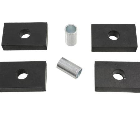 61-62 Front Bumper Mount Blocks and Bushings Set