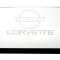 86-96 Clear Convertible Wind Restrictor / Deflector with C4 logo and Script