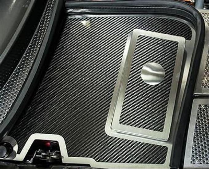 97-04 Carbon Fiber & Stainless Steel Battery/Fuse Box Cover