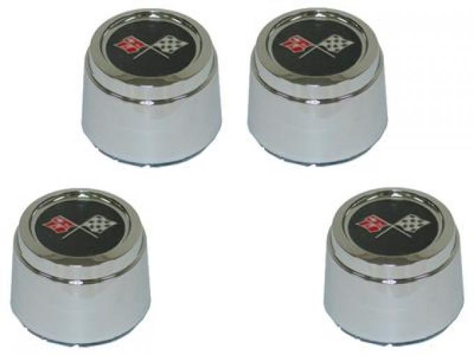 78 Center Cap - Pace Car Aluminum Wheels - With Emblem - Set Of 4