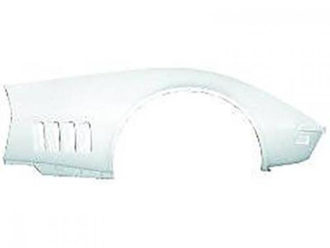 68-69 Front Side Fender Fiberglass Right - Fiberglass (pm)