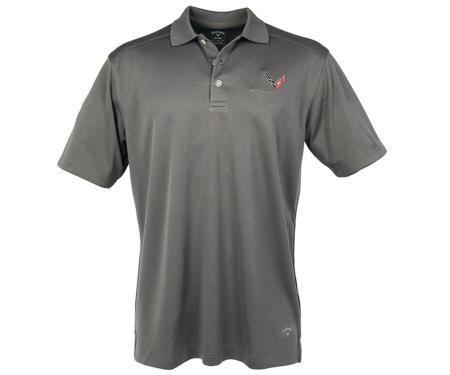 Polo Shirt C8 Corvette Men’s Callaway Smoke