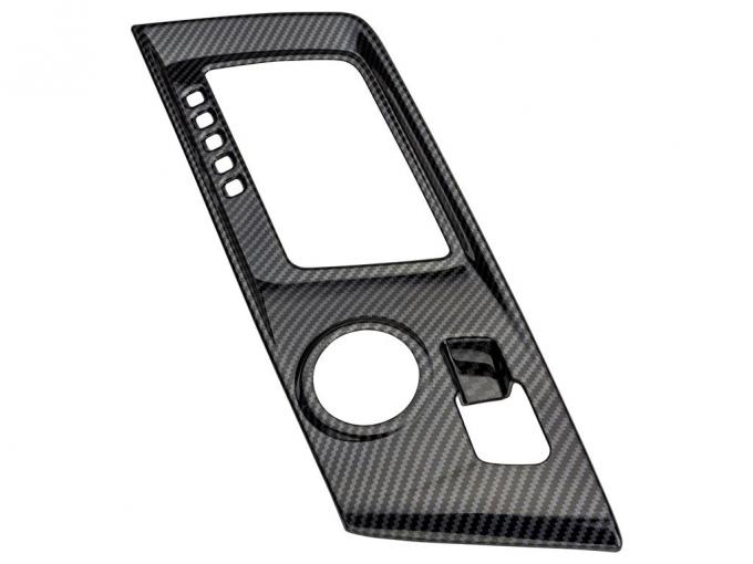 2014-2019 Automatic Carbon Fiber Look Shifter Console Bezel Overlay