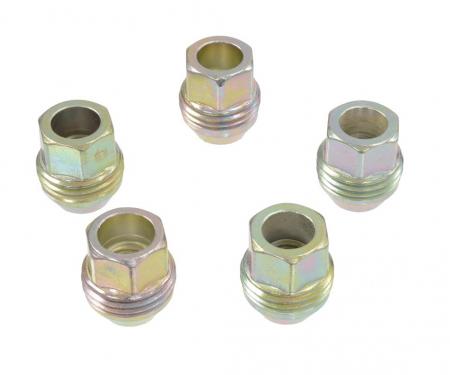 85-96 Wheel Lug Nuts - Except 88-89 Use Black Gray Or Silver Caps - Set Of 5