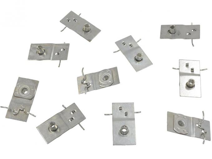 63-67 Hardtop Moulding Clip Set - Rear Lower 10 Pieces