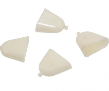 68-82 T-top Alignment Housing Bushing - White Plastic - Set Of 4