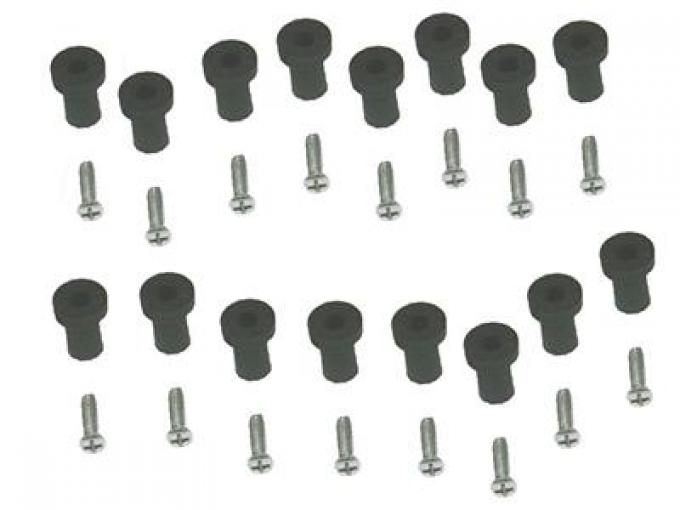 68-69 Side Fender Louver Mount Screws and Nuts