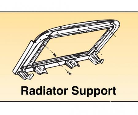 74-75 Radiator Support Seal - Except Air Conditioning