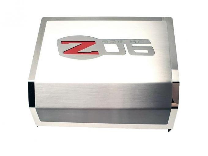 2006-2013 Stainless Steel Fuse Box Cover with Z06 logo