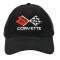 Hat- Embroidered C2 Or C3 Logo Crossflags Black