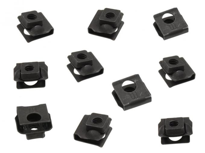 63-64 Grille Mount U-Nut Set - Correct (Set of 10)