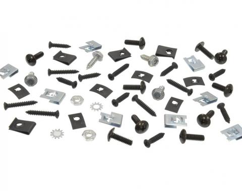 68-69 Rocker Moulding Mount Kit - 50 Pieces