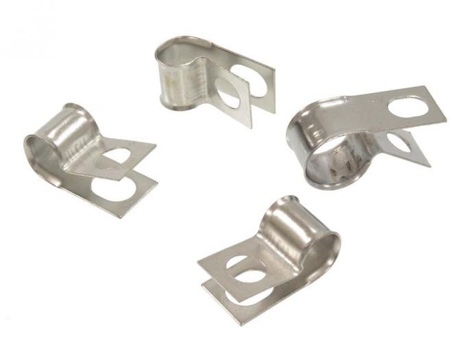 58-62 Fuel Line Frame Clip Set - 4 Pieces