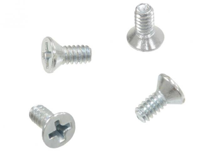 68-72 Removable Rear Window Guide Pin Screws (Set of 4)