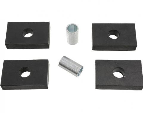 61-62 Front Bumper Mount Blocks and Bushings Set