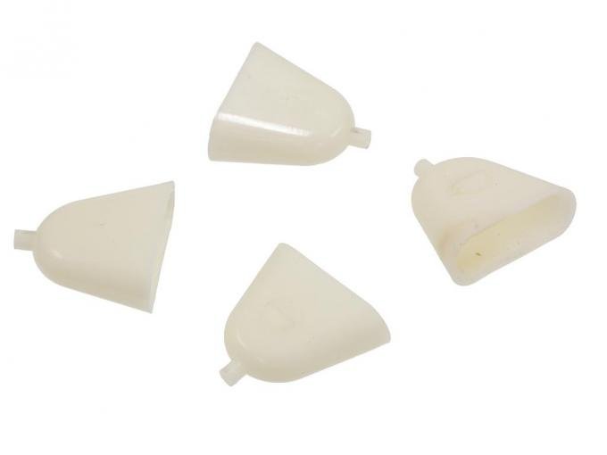 68-82 T-top Alignment Housing Bushing - White Plastic - Set Of 4