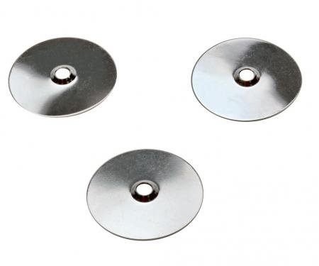 69-79 Hood Insulation / Blanket Retainers- Chrome - Set of 3