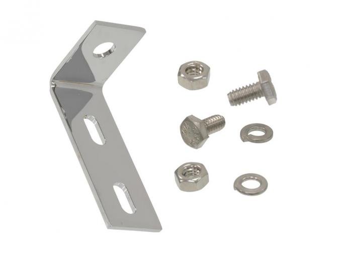 73-82 Hood Alarm Switch Bracket On Firewall - Chrome