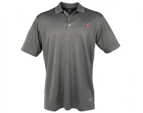 Polo Shirt C8 Corvette Men’s Callaway Smoke