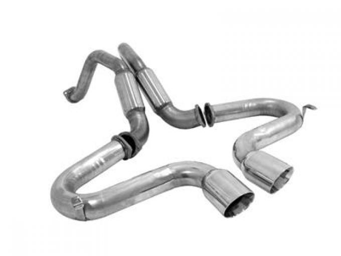 97-04 B&B Bullet Mufflers With Twin Round Tips