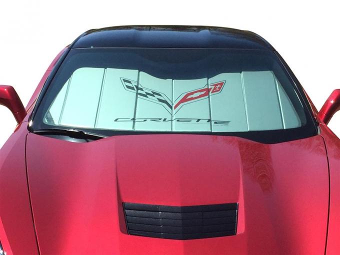 14-19 Insulated Windshield Sunshade With C7 Logo