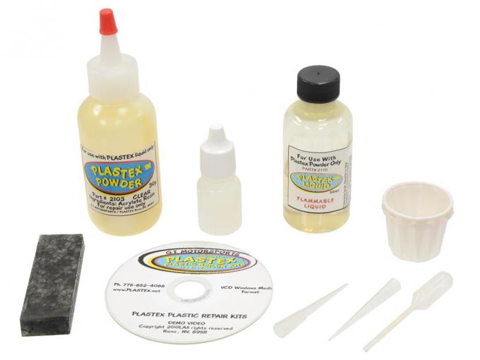 Plastex - Plastic Repair Kit - Clear ( Transparent For General Repair )