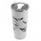 White Corvette Generations Stainless Steel Tumbler