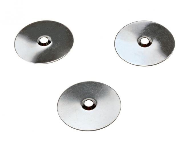 69-79 Hood Insulation / Blanket Retainers- Chrome - Set of 3