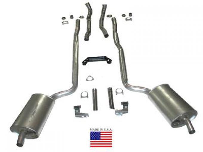 1965-1967 Deluxe Exhaust System 396/427 With OEM Style Welded Mufflers