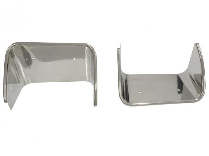 70-73 Rear Stainless Steel Exhaust Bezels