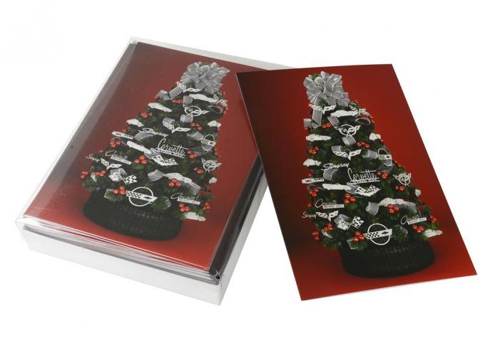 Corvette Christmas Tree Cards