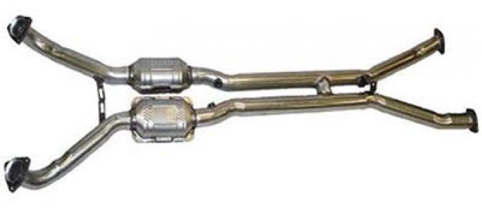 00-04 Exhaust Y - Pipe With Catalytic Converter - Stock