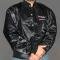 Jacket - Black Satin With Embroidered 77-82 C3 Emblem