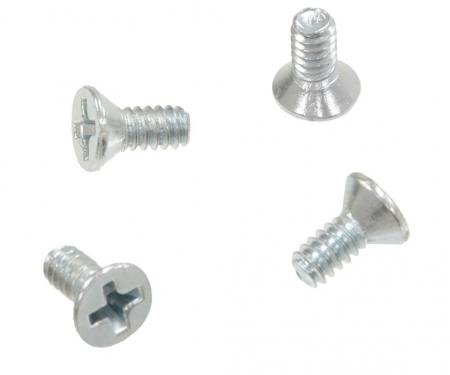 68-72 Removable Rear Window Guide Pin Screws (Set of 4)