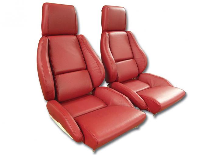 84-88 Mounted Standard Seat Covers 100% Leather With Original Design Perforation