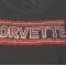 T-Shirt Ladies Corvette Rhinestone Red