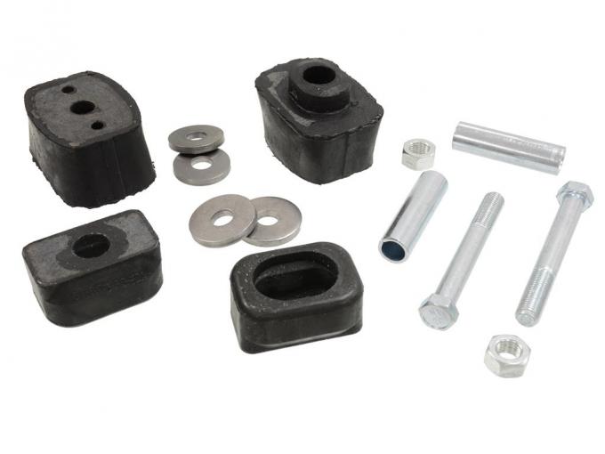 55-62 Front Engine Rubber Mount Kit - Complete With Bolt And Spacer Kit