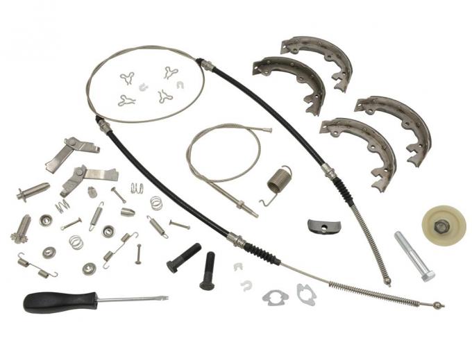 67-82 Parking / Emergency Brake Rebuild Set Stainless Steel