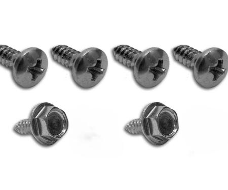 Redline Restomotive® 1963-1967 Chevrolet Corvette Coupe Rear Quarter Panel Trim Screws