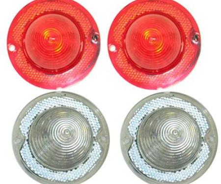 Corvette LED Tail Lamps with BackUp Lamps, 1963-1966