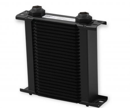 Earl's UltraPro Oil Cooler, Black, 25 Rows, Narrow Cooler, 10 O-Ring Boss Female Ports 225ERL